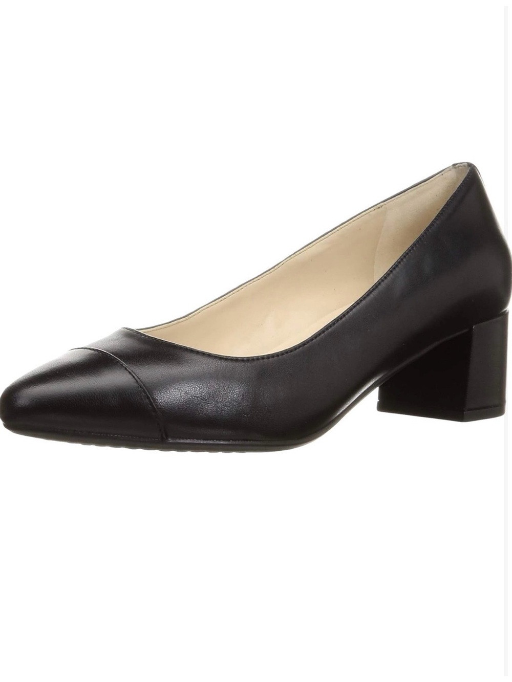 Cole Haan - Classic Black Low Block Heel Pump